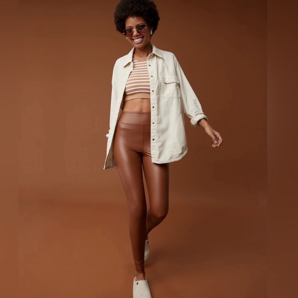 OFFLINE By Aerie Real Luxe Faux Leather Legging